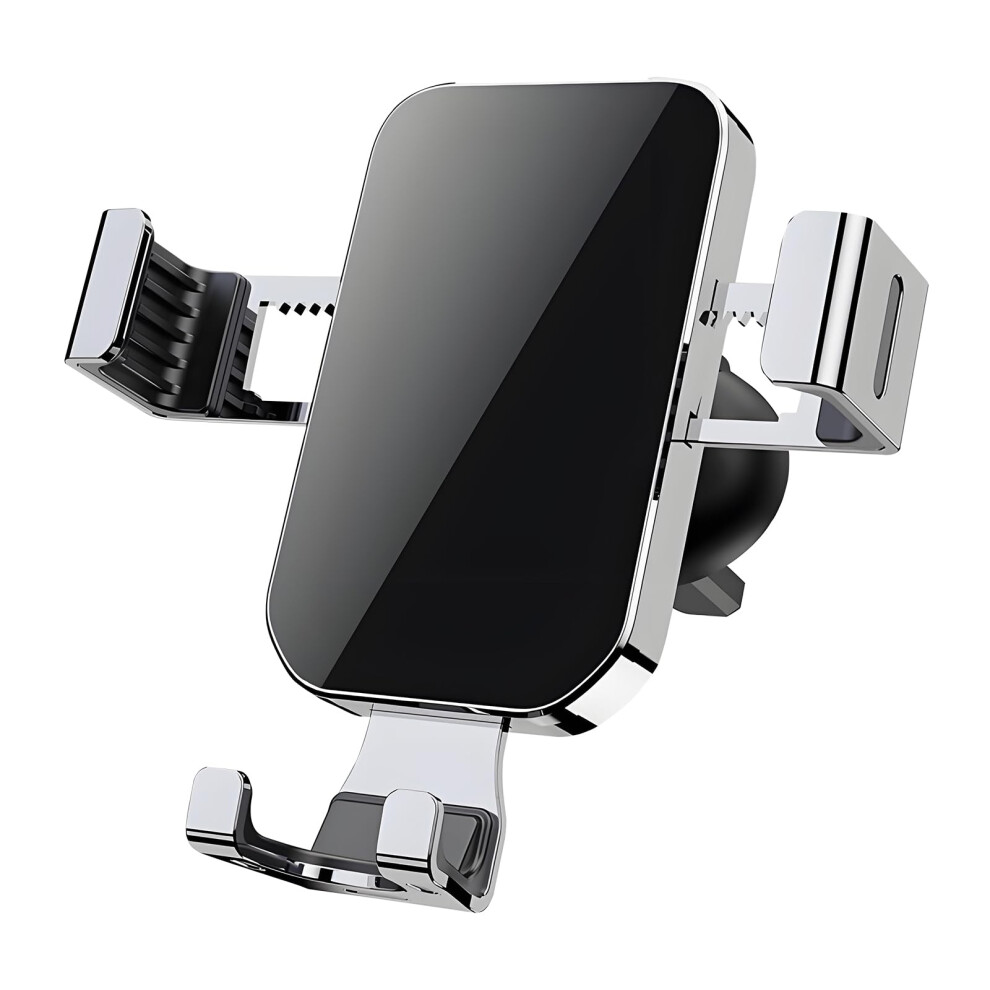 Car Phone Holder Mount For Mitsubishi Eclipse Cross Asx Pajero, 360 Rotation Adjustable Cell Phone Car Mount, Silver 9330225670179