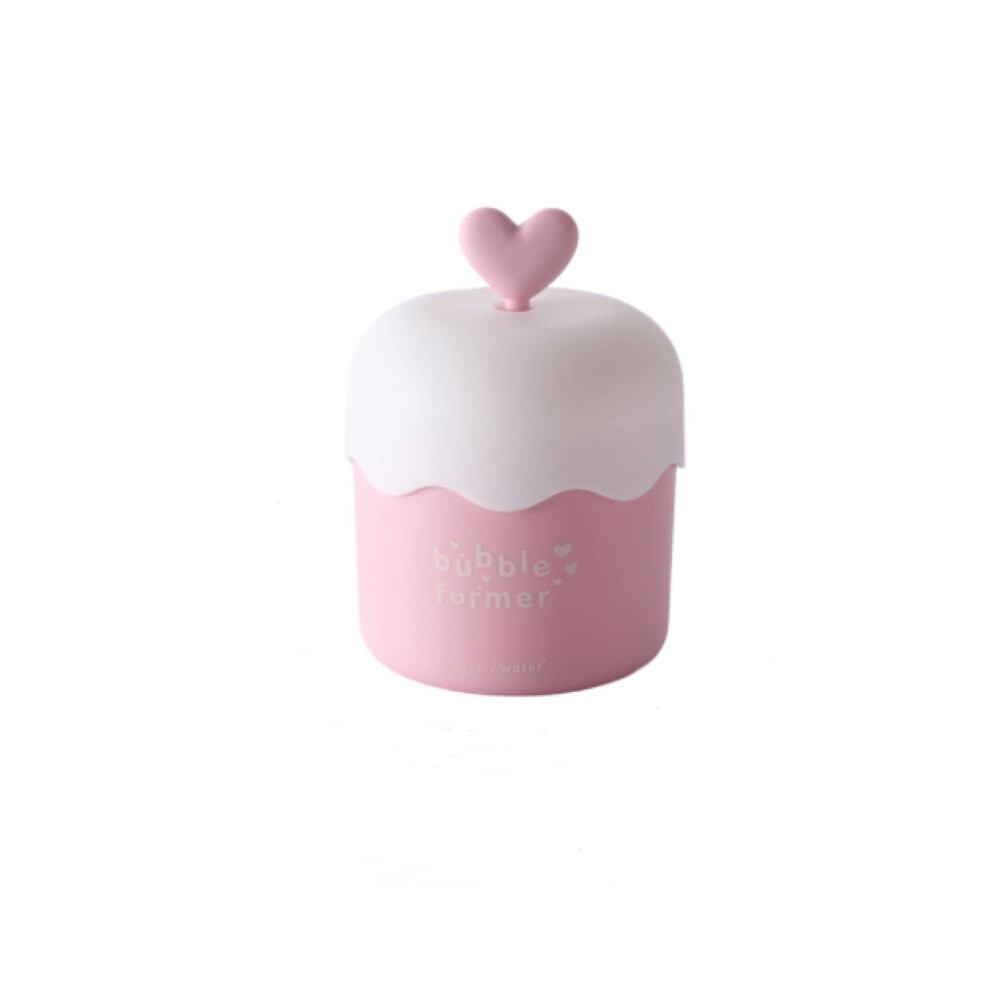 Pink Facial Cleansing Foam Maker Cup For Dense Foam Generation And Moisture Retention Care