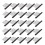 25pcs Metal Wig Clips Comb Set for Wig Making, Secure Grip Design, Easy Sew and Durable Use 1