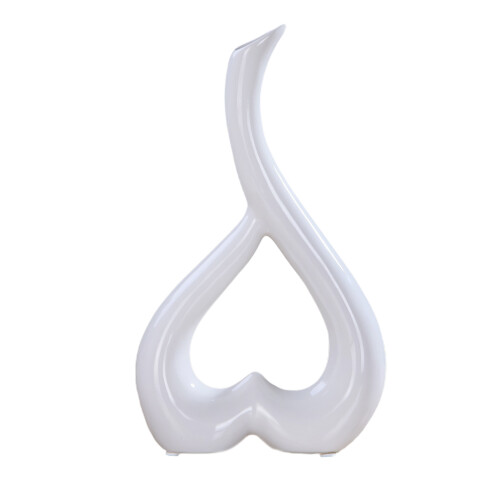 Heart-Shaped Ceramic Vase26x15cm