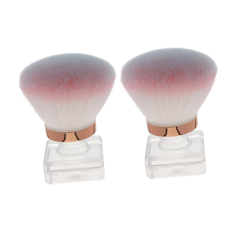 Nail Cleaning Brush Set with Soft Bristles for Manicure and Pedicure Dust Removal