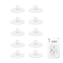 Doorzichtige acryl kastknoppen 5x2,3 cm 10-pack