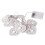 Luci decorative a forma di cuore, 1,2 m, 10 LED, luce bianca calda, a batteria. 1