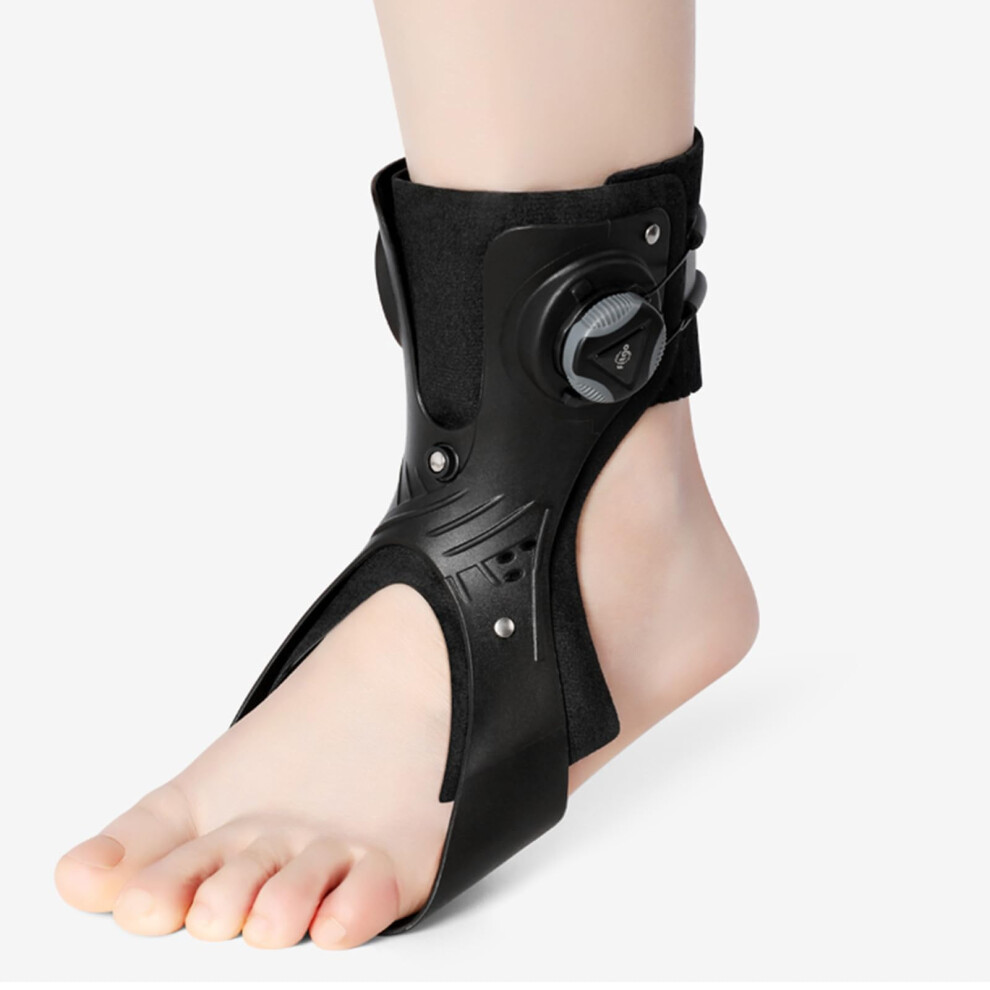 Foot Drop Orthosis Brace Medium Size NonâAirbag Right Foot Precision Fit for Walking and Mobility Training