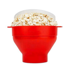 Máquina para hacer palomitas de maíz de silicona para microondas, recipiente plegable para palomitas de maíz, máquina para hacer palomitas d