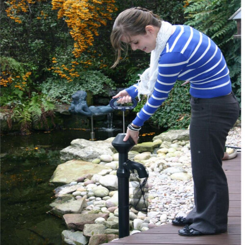 Pisces Pond Vacuum Cleaner Manual Silt Vac Garden Outdoor Sludge Algae Debris Waste Remover Koi Fish for Small Pool Cleaning Telescopic Equipment 1