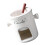 Ceramic Melting Pot For Chocolate Butter-White straight body 1