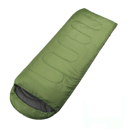 Comfortable Green Waterproof Mummy Sleeping Bag with Hood 2