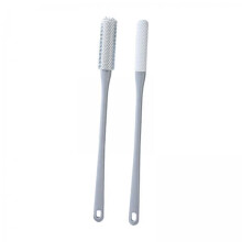 2 Pack Long Handle Foot Cleaning Brush for Precise Toe Care and Easy Rinse Pedicure