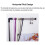 Adjustable Embroidery Stand with Wheels, Height Adjustable Cross Stitch Floor Frame for Needlework Organizer 2