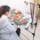 Adjustable Embroidery Stand with Wheels, Height Adjustable Cross Stitch Floor Frame for Needlework Organizer 5
