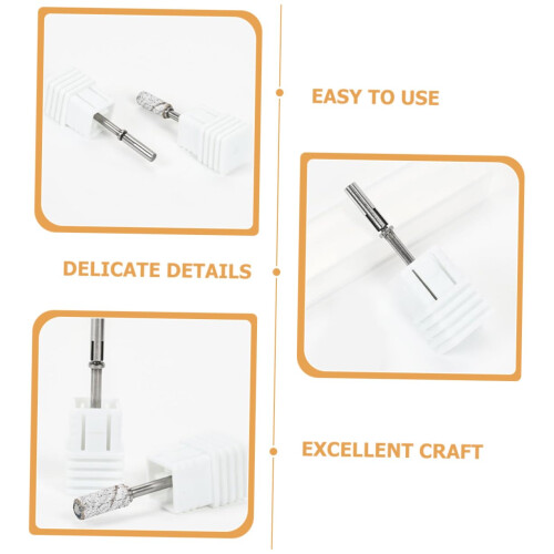 Nail Drill Bits 3.1mm Manicure Drill Shank Easy Replacement for Home and Salon Use 1