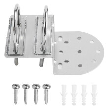 Soporte de Antena Exterior con Abrazadera de Doble Perno en U para Montaje en Poste para Antena LDPA de Exterior para el Hogar.