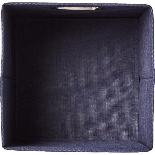 27cm Foldable Fabric Cube Storage Boxes Pack of 6 1
