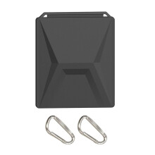 For Starlink Silicone Protective Cover with Carabiner FullCoverage Portable Outdoor Shell for Enhanced Protection A