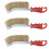 3PCS Multi-Function Tool Wire Brush Copper Plated Long Handle Cleaning Brush Kitchen Grill Special Plate Rust Removal 8