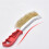 3PCS Multi-Function Tool Wire Brush Copper Plated Long Handle Cleaning Brush Kitchen Grill Special Plate Rust Removal 9