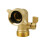Adaptador de Cotovelo de Mangueira de Cobre de 90 Graus com Válvula de Corte para Mangueira de Jardim Conexão Dos EUA de 3/4 Polegadas 1