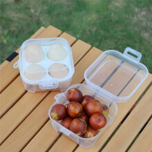 Caixa de Armazenamento de Ovos À Prova de Choque Ao Ar Livre, Bandeja de Ovos Portátil para Acampamento, À Prova de Quebra, Caixa de Proteção de