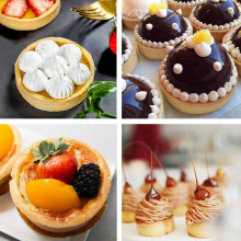 16 Pack Stainless Steel Tart Rings, Heat-Resistant Perforated Cake Mousse Ring,Cake Ring Mold,Round Cake Baking Tools