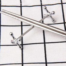8 Stück Zink Legierung Essstäbchen Stütze LöFfel Ständer Gabeln Messer Halter Rack Ständer Metall Handwerk Tisch Dekoration (Silber)