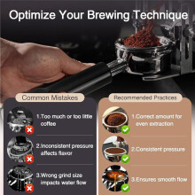 54mm Bottomless Portafilter with Puck Screen, 3 Ears for Barista Express Barista Pro Espresso Machines