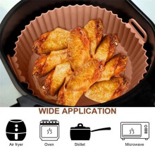 Air Fryer Liner Air Fryer Reusable Baking Pan Mat Food Non-Stick Air Fryer Accessories Kitchen Utensils
