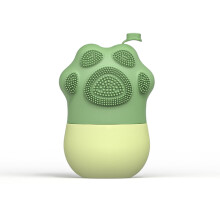 Ice Face Roller Cat Paw Shape Reusable Silicone Mold for Puffiness Wrinkles Pore Tightening Green
