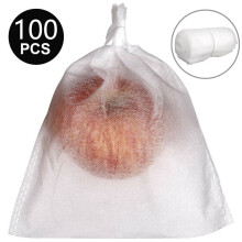500PCS Garden Plant Fruit Cover Protect Net Mesh Bag Against Insect Bird Pest