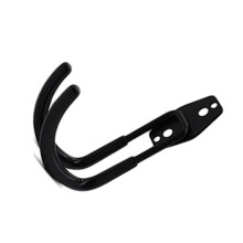 2 Wall-Mounted Composite Pulley with Wall-Mounted Bow Frames Storage and Display Equipment Metal Hooks Black