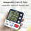 4X Digital Dual Kitchen Timer,3 Channels Count /Down Timer,Cooking Timer,Large Display,Loud Volume Alarm and Flashing 4