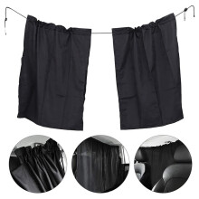 4X Car Divider Curtain Sun Shade Car Side Window Curtain Travel Nap Night Car Camping Separation Privacy Curtain