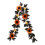 180cm Artificial Maple Leaf Garland with Sunflowers & 1