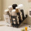 2pcs Cup Holder [Single Row] Household with Bracket Foldable Cup Holder Coffee Shop Cup Rack White 5