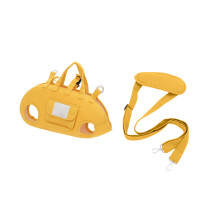 Hundetragetasche, Handtasche für Reisen, weiche Tasche-Gelbes S