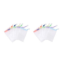 Foaming Soap Net 2 Pack with Drawstring for Shower, Gentle Cleansing Reusable Mesh Soap Saver