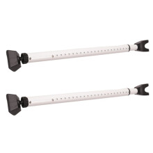 2X Locking Door Security Bar Adjustable From 27-1/2 Inch to 42 Inch for Home Security Door Bar Anti-Theft Stoppers