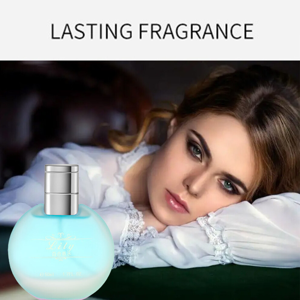 50ml Long Lasting Floral Body Perfume for Women Frosted Bottle