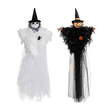 Zestaw 2 sztuk wiszących dekoracji w kształcie duchów na Halloween