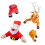 Interaktive Weihnachtsmann-Rentier-Kickbewegung-2-teiliges Set 1