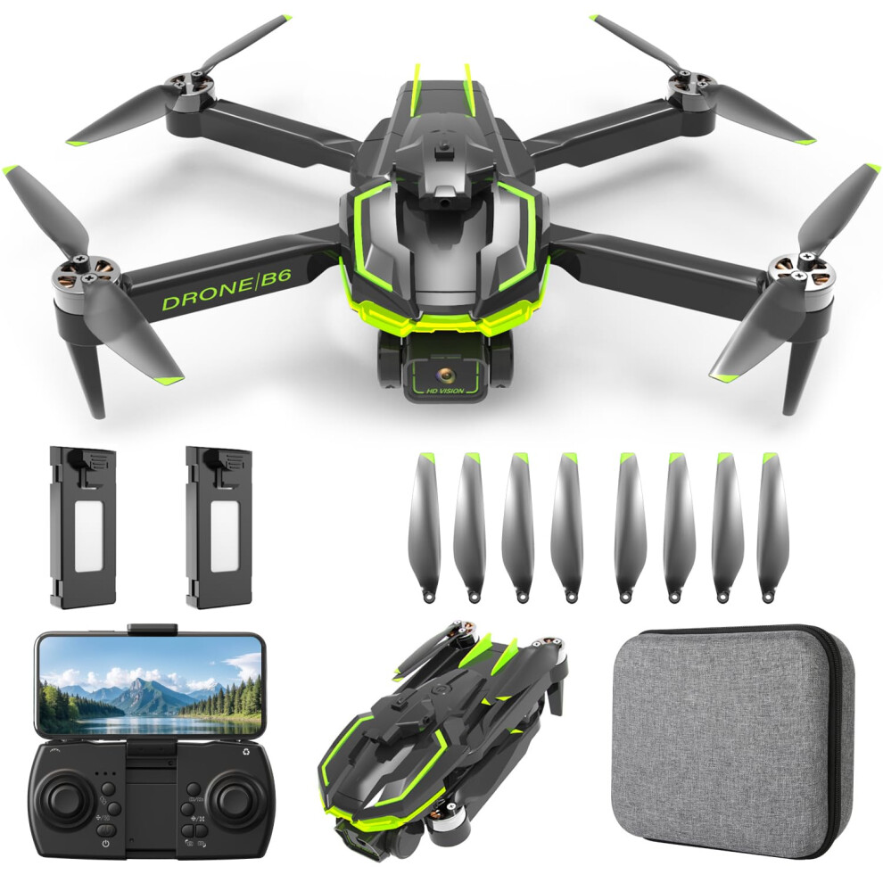 4K Camera Drone With Brushless Motor, Foldable Design, Altitude Hold, 36Min Flight Time, Black 9169991565910