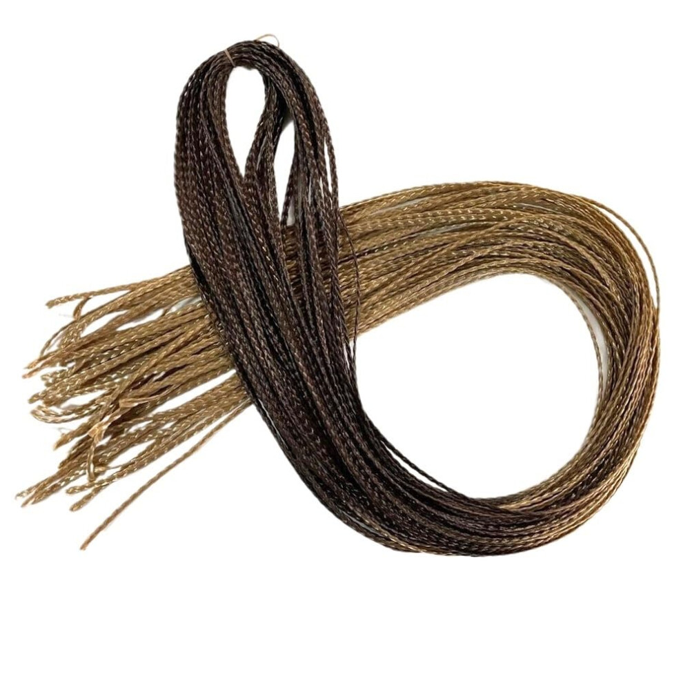Ombre Box Braids Crochet Hair Extensions Vibrant Rainbow Synthetic Thin Braiding Hair Bundles B16