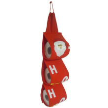Christmas Paper Towel Holder with Santa Design