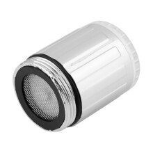 Keukenkraan met ledverlichting, douchekraan met lichtgevende sproeikop en kleurverandering.
