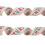 Cloth Christmas Ribbon6m x6.5cm Multicolour5Designs 1