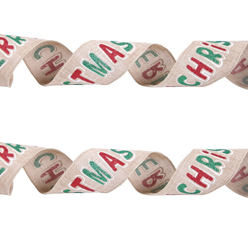 Cloth Christmas Ribbon6m x6.5cm Multicolour5Designs