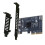 Placa de Expansão PCIe para Tipo-e, PCI Express X4 para Tipo-e USB 3.2 Gen2 20Gb, Placa Riser para PC, Laptop e Desktop 1