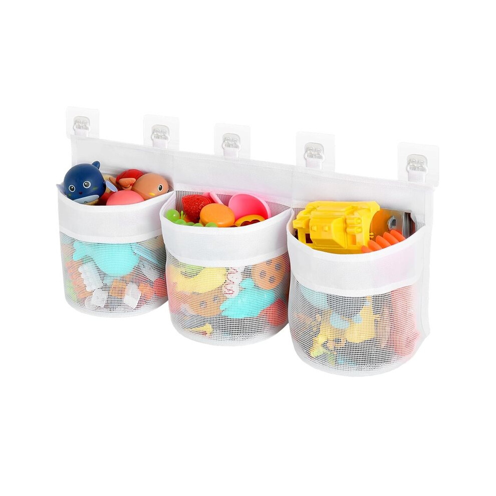 Bath Tub Toy Storage Organizer,Bathtub Toys Storage,Baby Bath Toy Organizer for Tub, Kids Toy Net Storage, Shower Basket