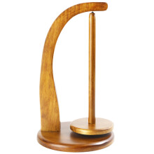 Wooden Yarn Holder Bowl with Magnetic Smooth Rotation and Non Slip Base for Knitting and Crochet