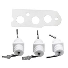 Flame Rod Electrode Kit Fit Tankless Water Heaters Compatible with for Rinnai R75 R94 Water Heater Replacement Set
